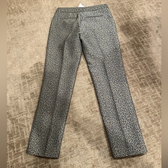 Reiss Metallic Leopard Print Trousers - Picture 3 of 3